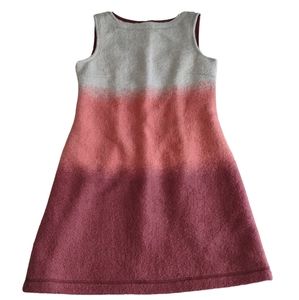Hoss Intropia Sienna Sheath Wool Blend Ombre Pink Sleeveless Dress Womens Medium